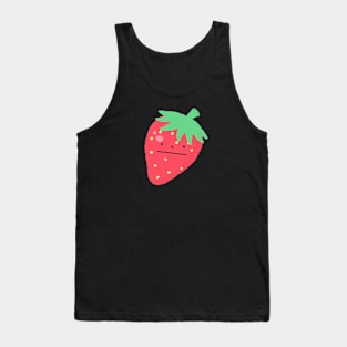 meh! strawberry Tank Top